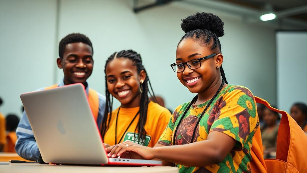 Vijana wakiwasilisha miradi